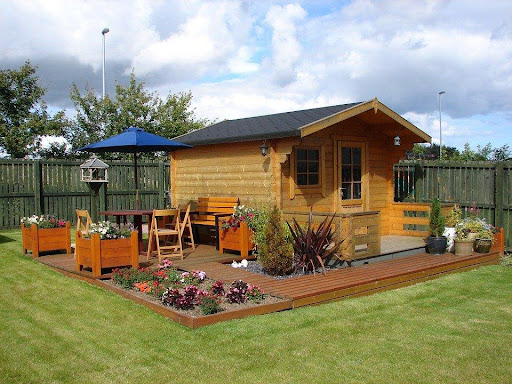 Large raised wooden building