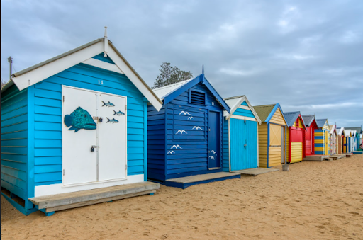 Beach hut sheds