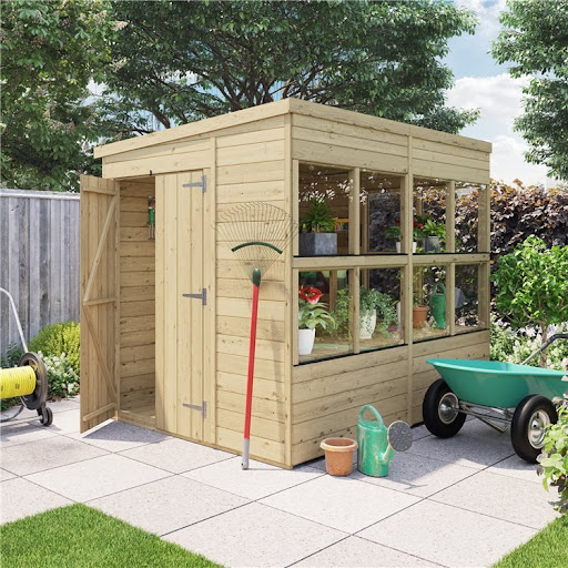 BillyOh Planthouse Tongue and Groove Pent Potting Shed