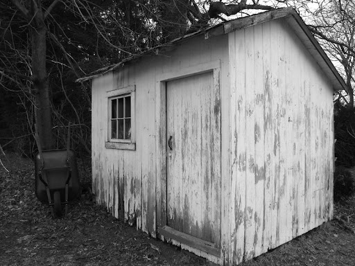 Dirty White Shed