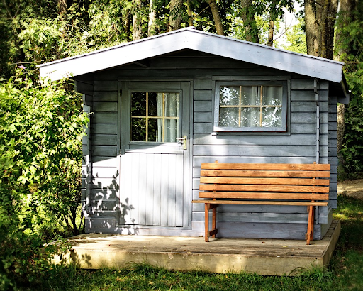 Garden Shed With Bench