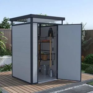 BillyOh York Pent White Plastic Shed