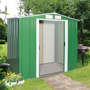 Sapphire Metal Garden Shed